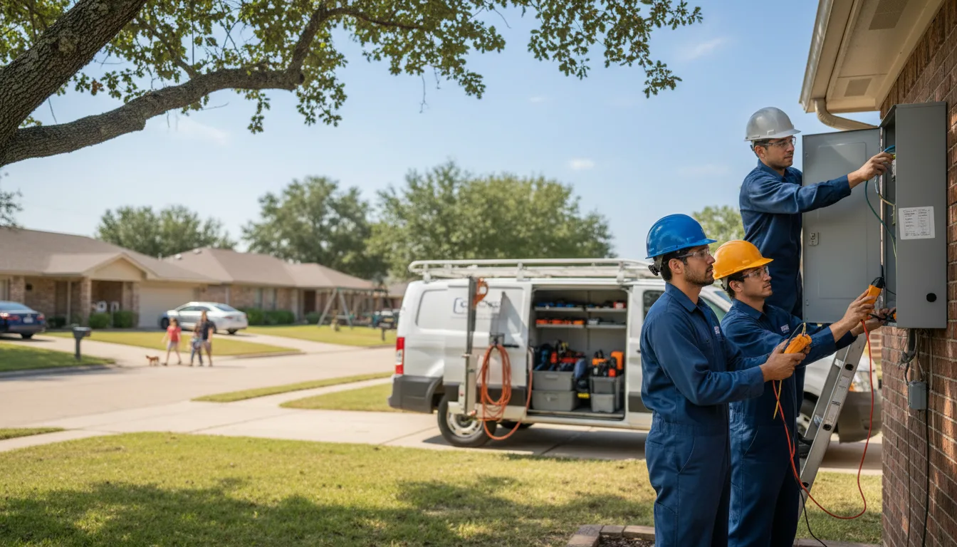 Certified electrician providing emergency electrical services in Orient, IA